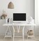 IRIS USA WOOZOO Fan with Remote, 360° Oscillating Fan, Desk Fan, Table Air Circulator, 3 Speeds, 52 ft Air Distance, Low Noise Motor, 13 Inches, White
